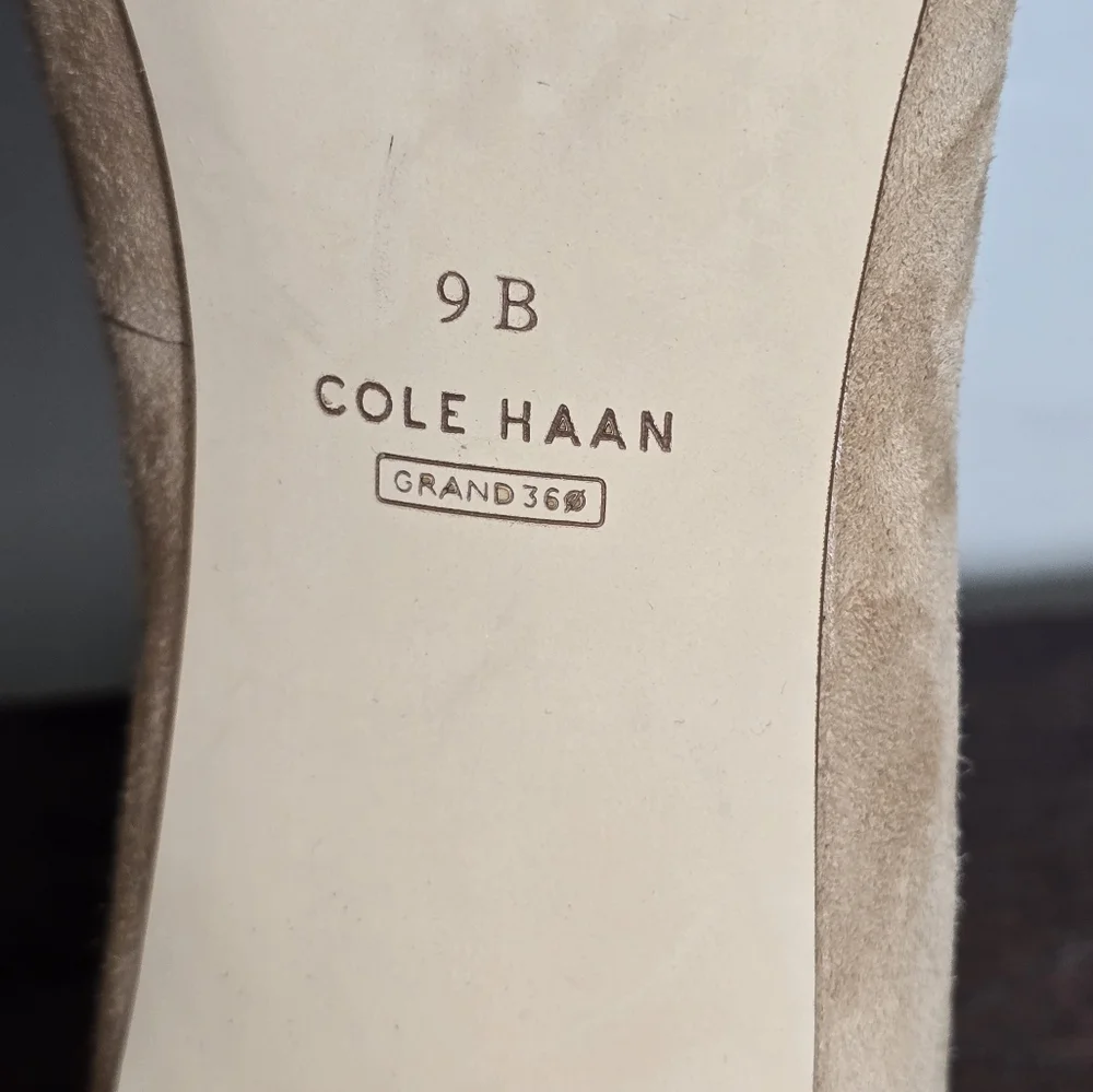 NWOT Cole Haan Grand360 Grandseries Gabble Pump Tan Heels Women's Sz 9B - Picture 12 of 12